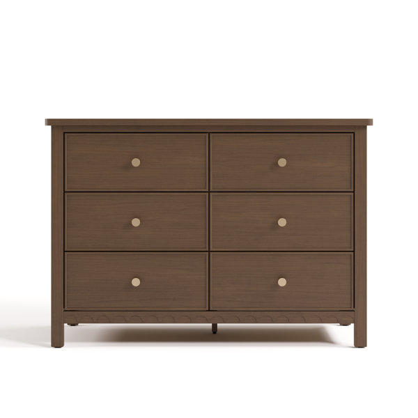 Sasha 6 Drawer Double Dresser & Reviews | Birch Lane